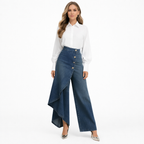Celestine - Pantalón Wide Leg de Tiro Alto