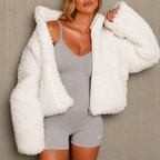 Lena - Chaqueta corta de lana de borrego