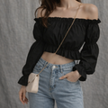 Lisa – Blusa Off Shoulder con Volantes