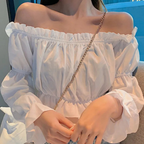 Lisa – Blusa Off Shoulder con Volantes