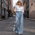 Diana - Pantalón vaquero denim de cintura alta
