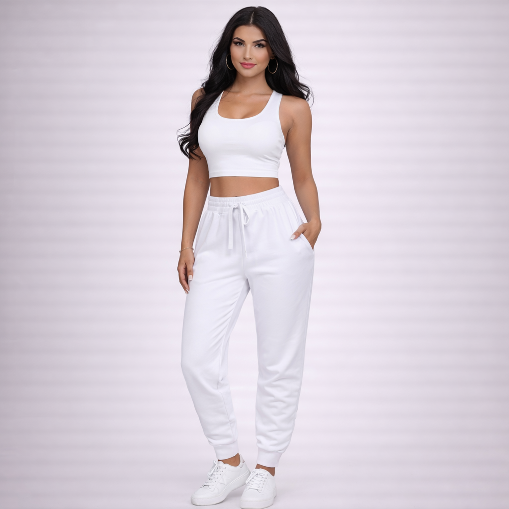 Brice – Pantalón Casual Ajustado de Rayas con Bolsillos