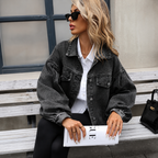 Inés - Chaqueta vaquera de algodón 100%