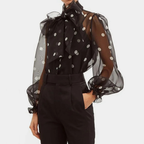 Leana - Blusa de lunares
