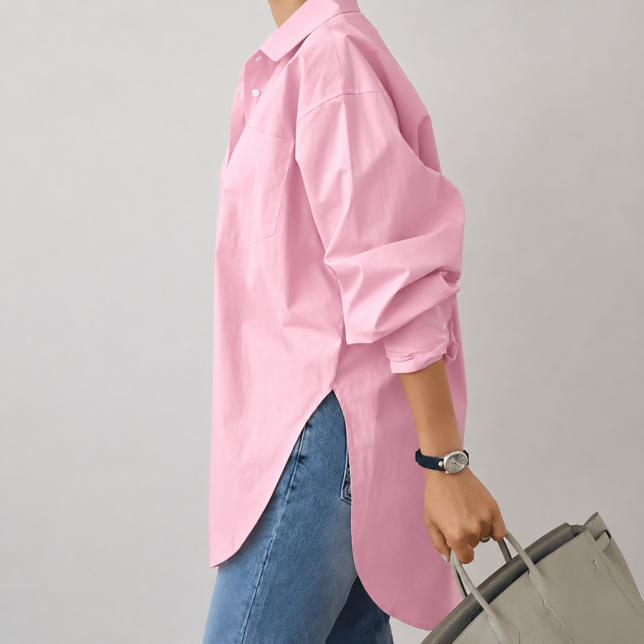 Susi - Camisa de manga larga con solapa