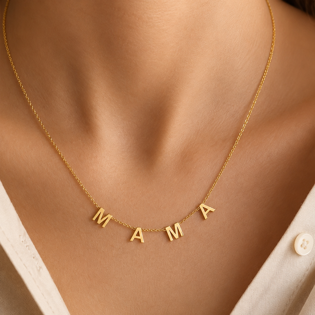 Mamá - Collar MAMA de acero inoxidable 304