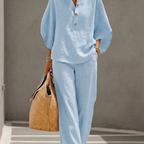 Justa - Conjunto Casual Elegante de 2 Piezas