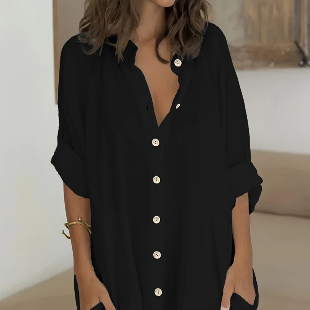 Sofía -  Blusa Larga Oversize de Verano