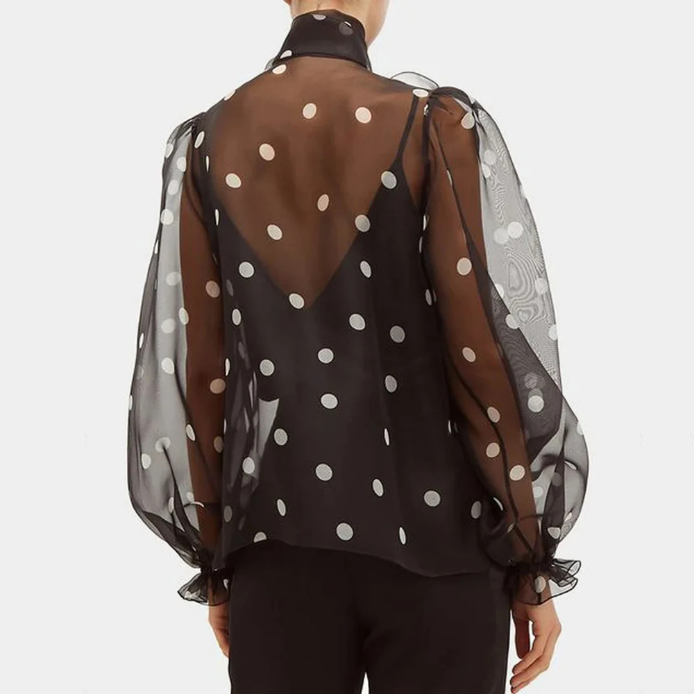 Leana - Blusa de lunares