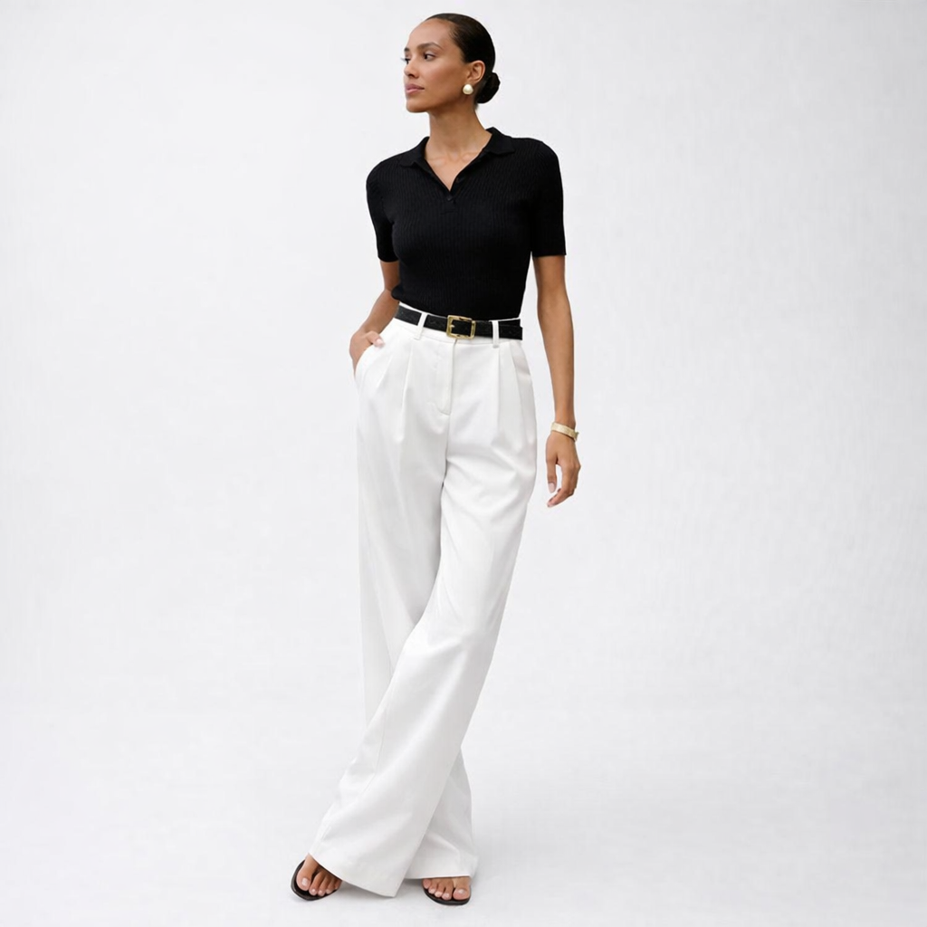 Laura – Jeans Wide Leg de Tiro Alto Elegantes y Cómodos