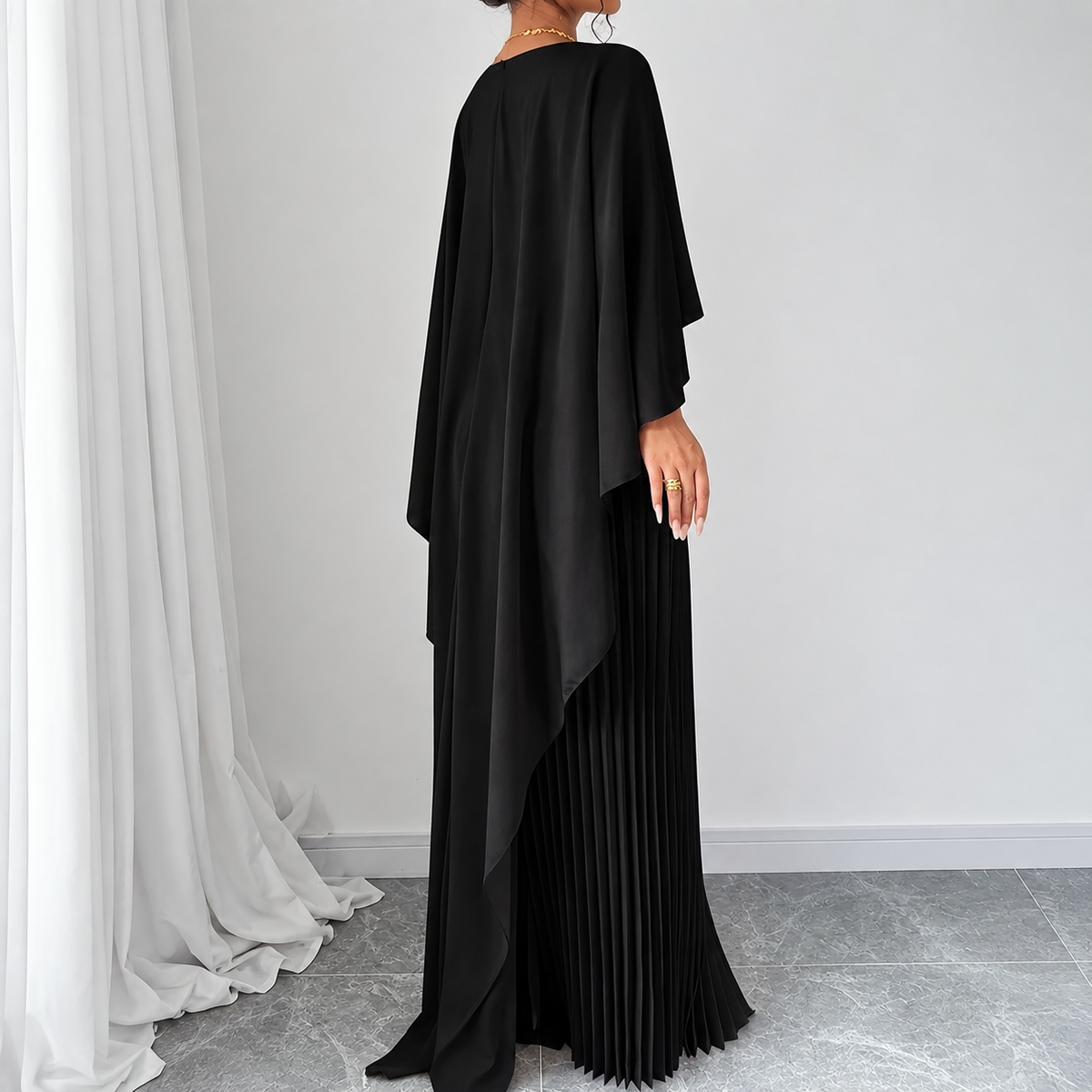 Ursula - Vestido elegante de poliéster elástico