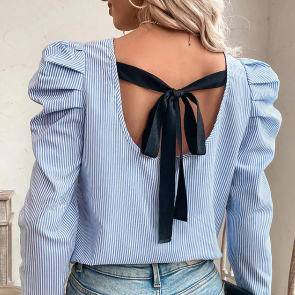 Venise – Blusa ligera casual de rayas