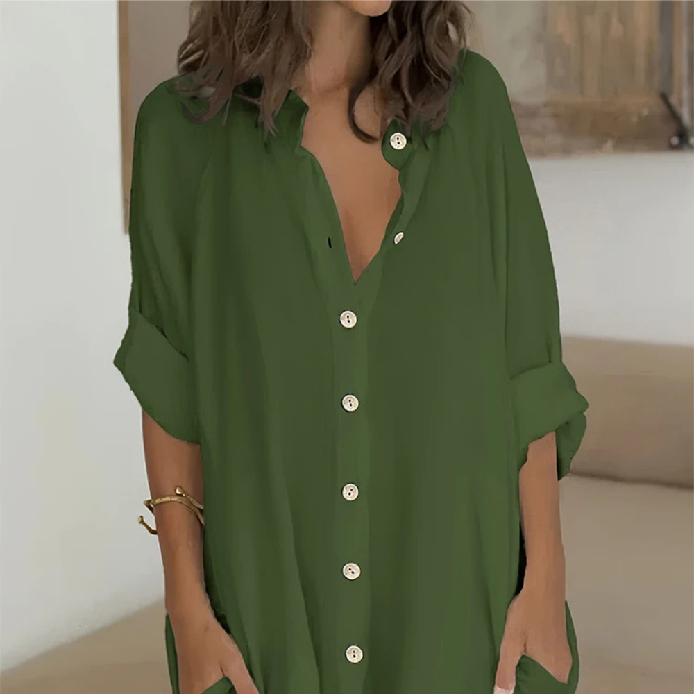 Sofía -  Blusa Larga Oversize de Verano