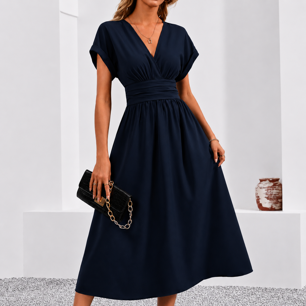 Marlene - Vestido Elegancia Fluida