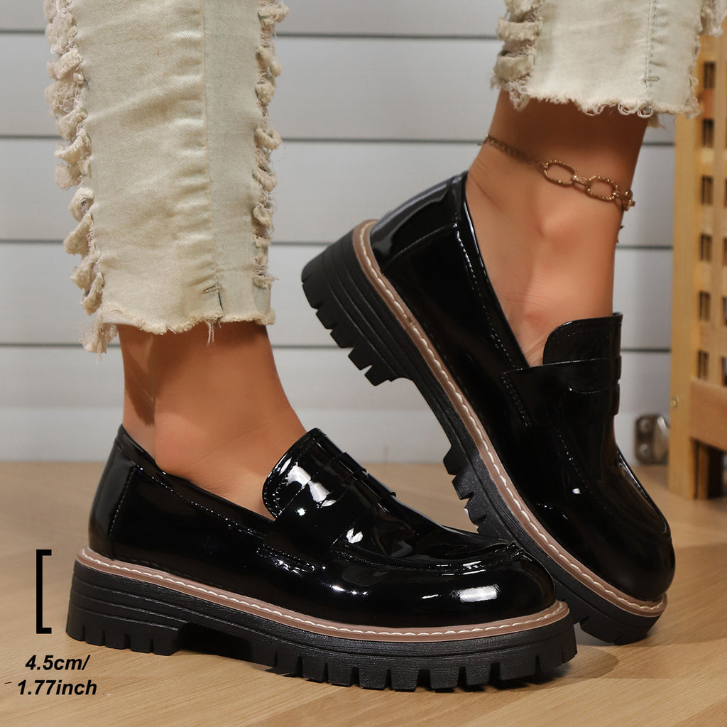 Aroa - Mocasines de Polipiel con Plataforma