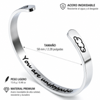 Chiara - Pulsera de acero inoxidable