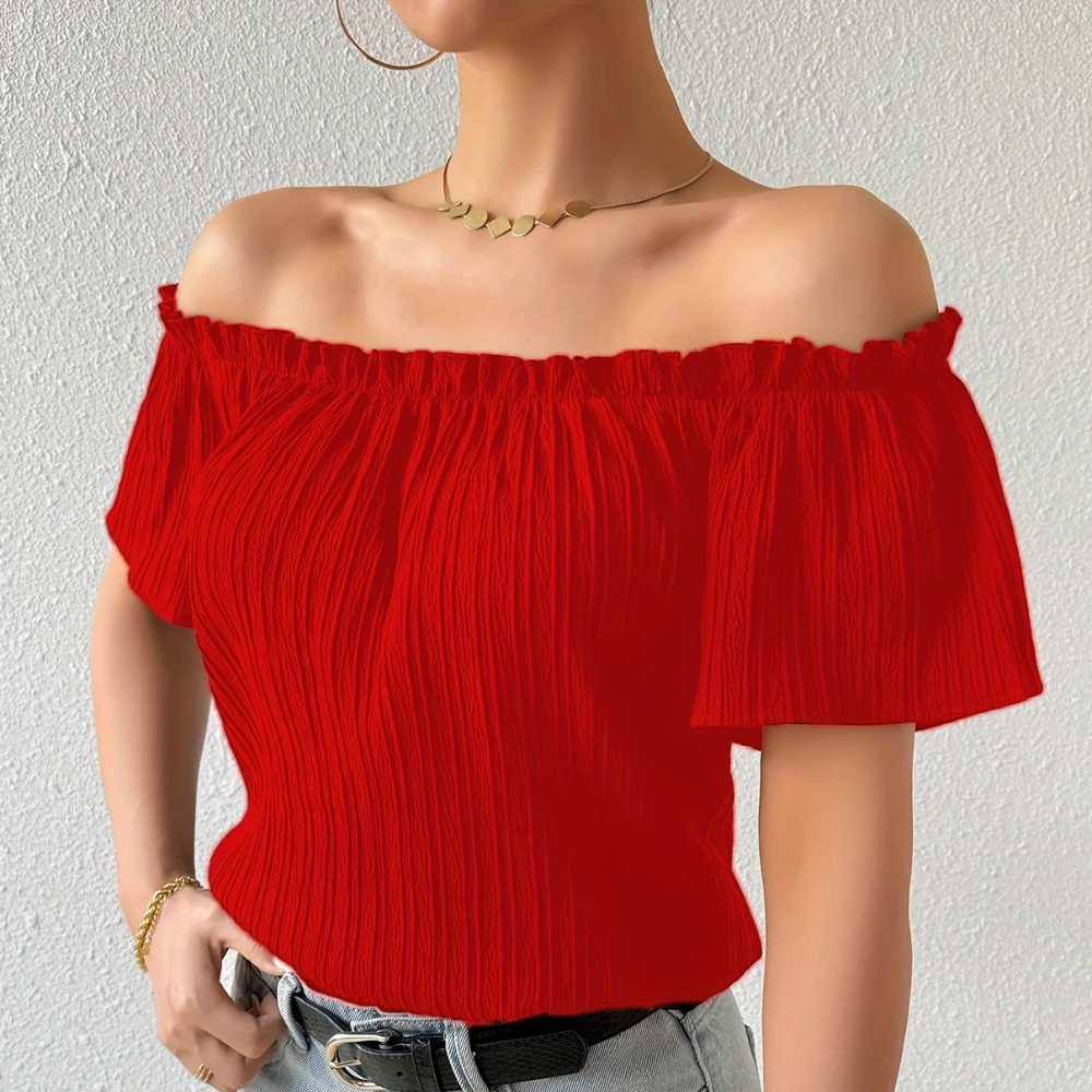 Selene – Blusa de Hombros Descubiertos