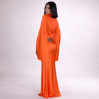 Vega – Conjunto Largo Ajustado Sexy con Escote en V