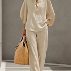 Justa - Conjunto Casual Elegante de 2 Piezas