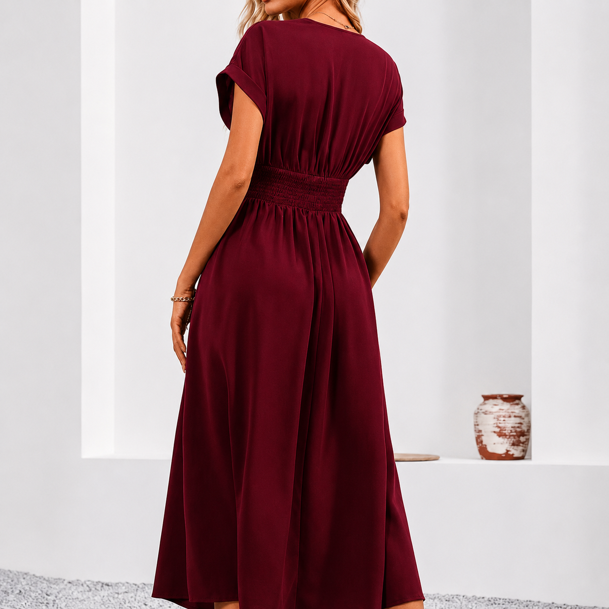 Marlene - Vestido Elegancia Fluida