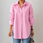 Susi - Camisa de manga larga con solapa
