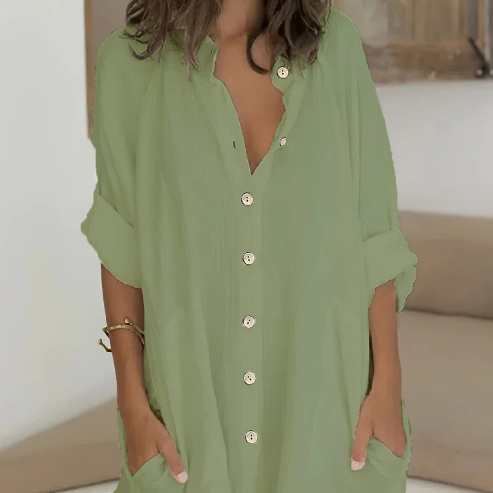 Sofía -  Blusa Larga Oversize de Verano