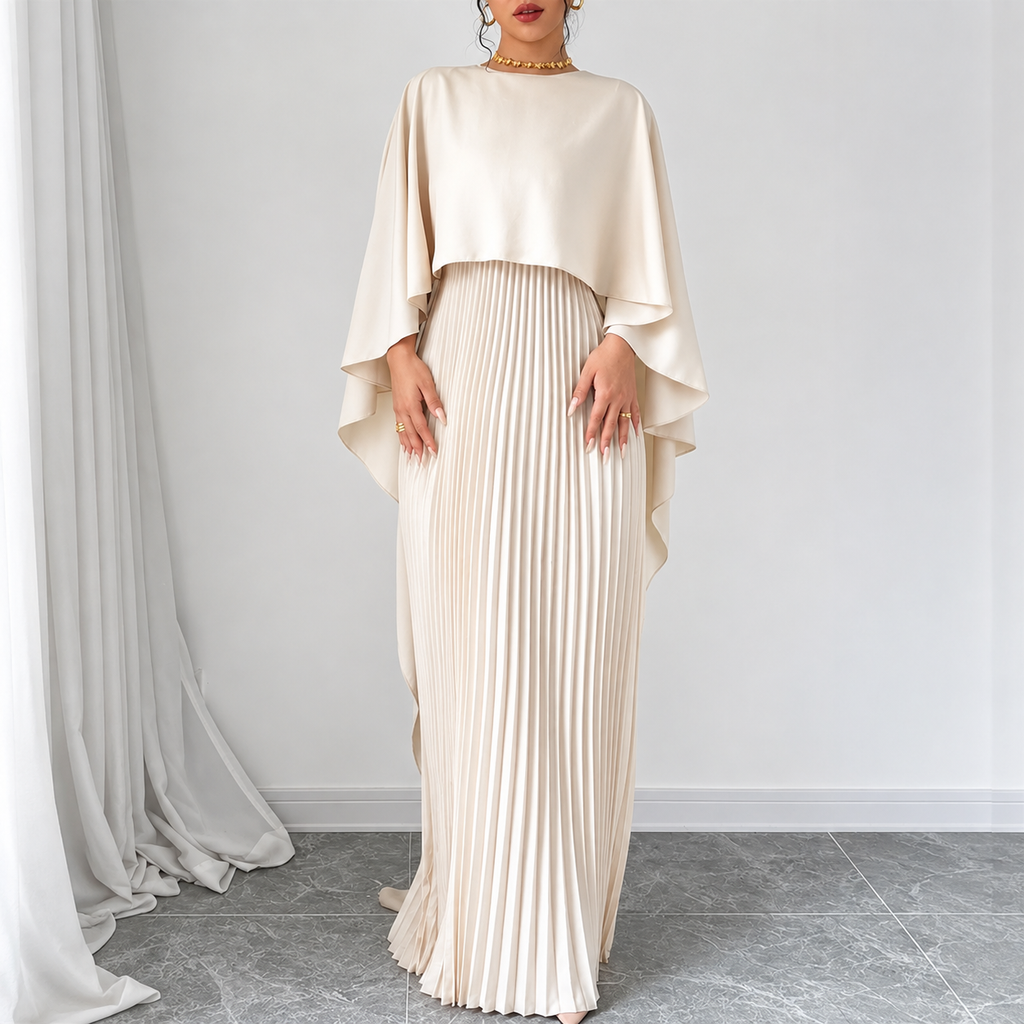 Ursula - Vestido elegante de poliéster elástico