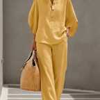 Justa - Conjunto Casual Elegante de 2 Piezas