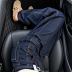 Marta - pantalón vaquero ancho de algodón denim
