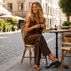 Leonor - Conjunto Elegante con Pantalón Palazzo