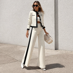 Lourdes – Conjunto Tejido Bicolor de 2 Piezas
