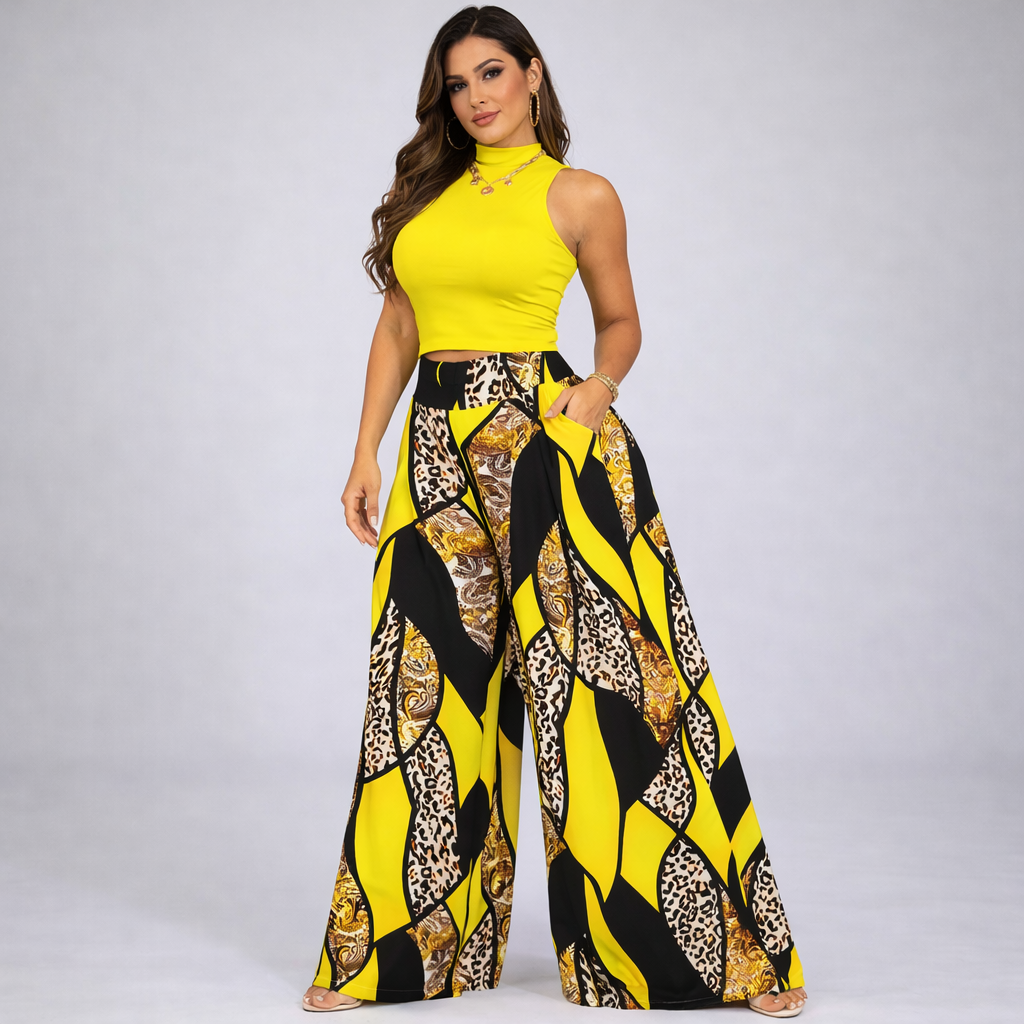 Carolina – Conjunto Elegante de Chaleco y Pantalón