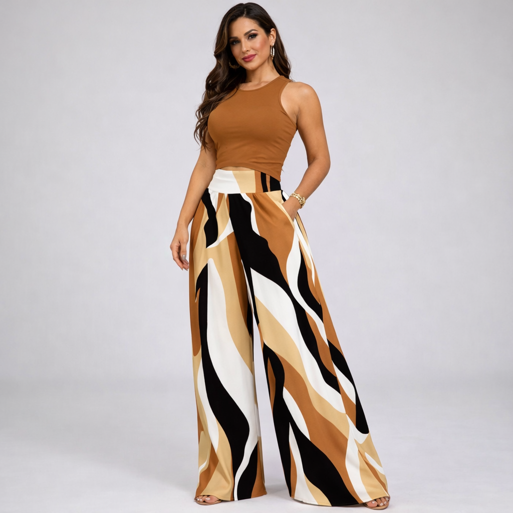 Carolina – Conjunto Elegante de Chaleco y Pantalón