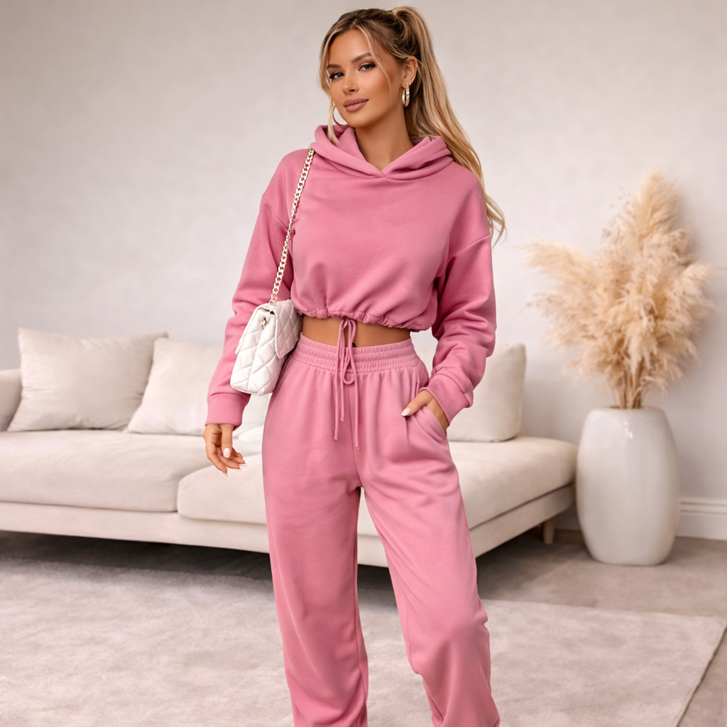 Gloria – Conjunto Deportivo de 2 Piezas con Capucha