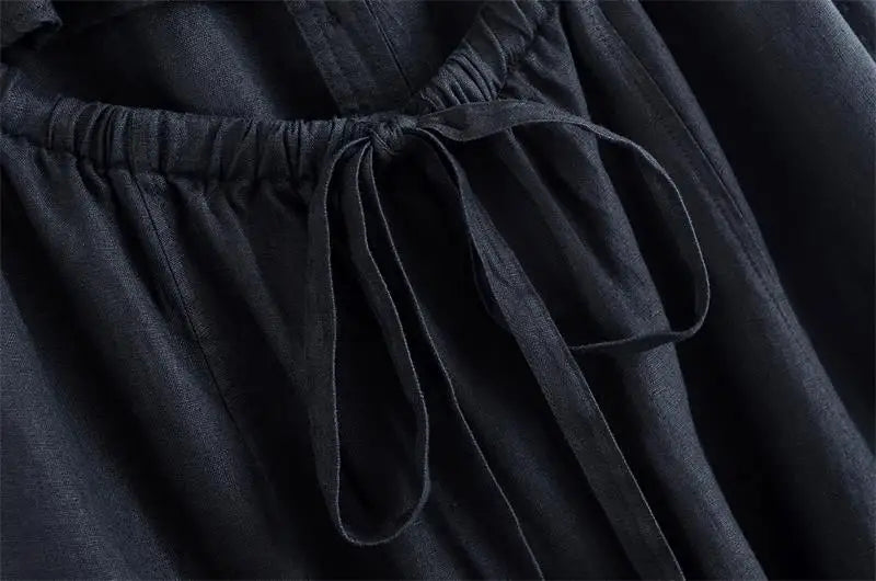 Sarah - Vestido Midi Elegante con Escote en V