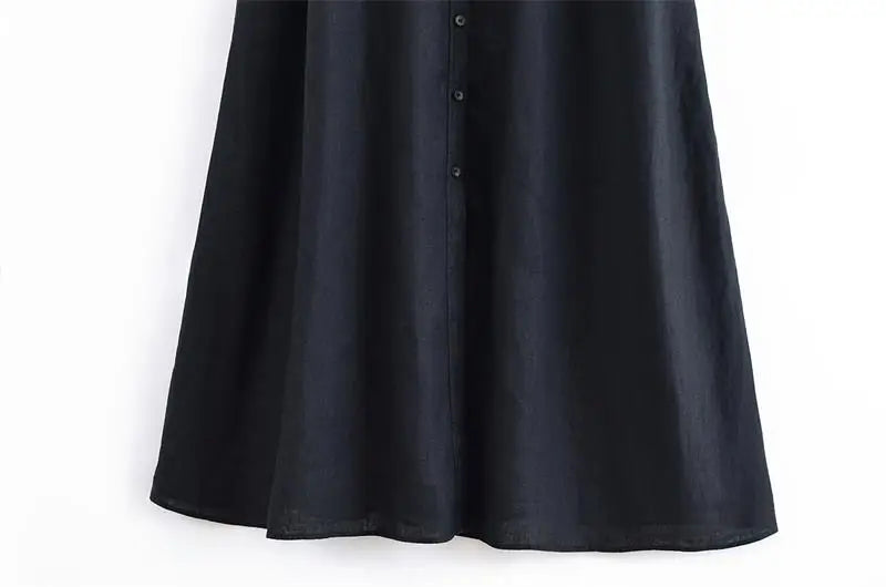 Sarah - Vestido Midi Elegante con Escote en V