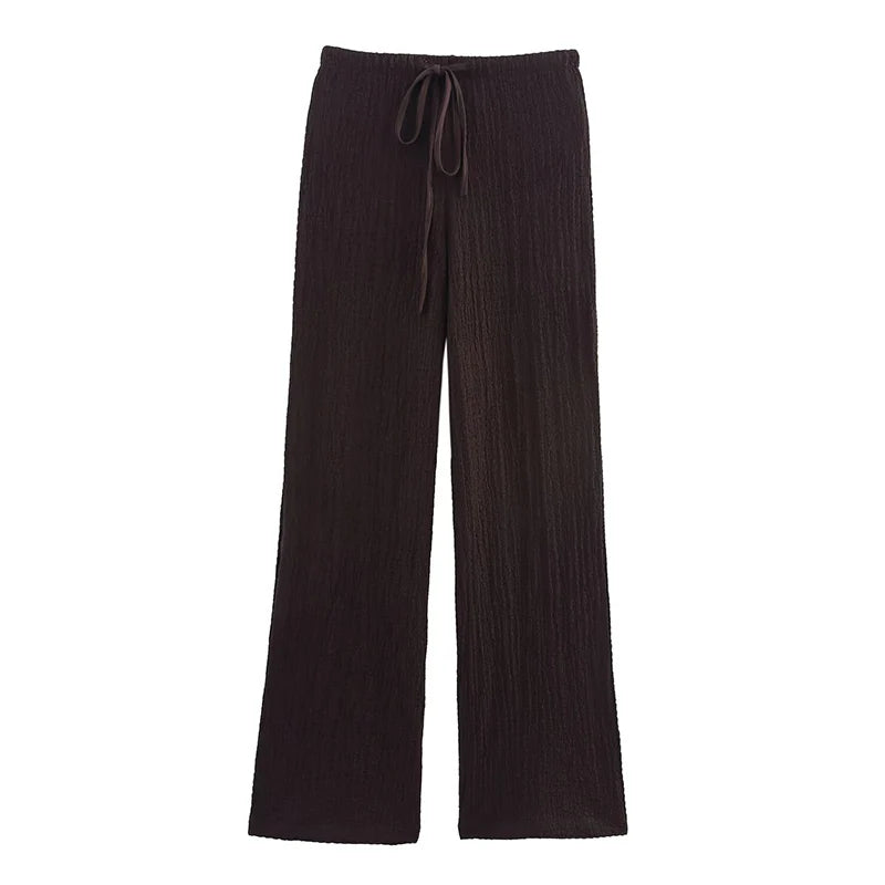 Leonor - Conjunto Elegante con Pantalón Palazzo