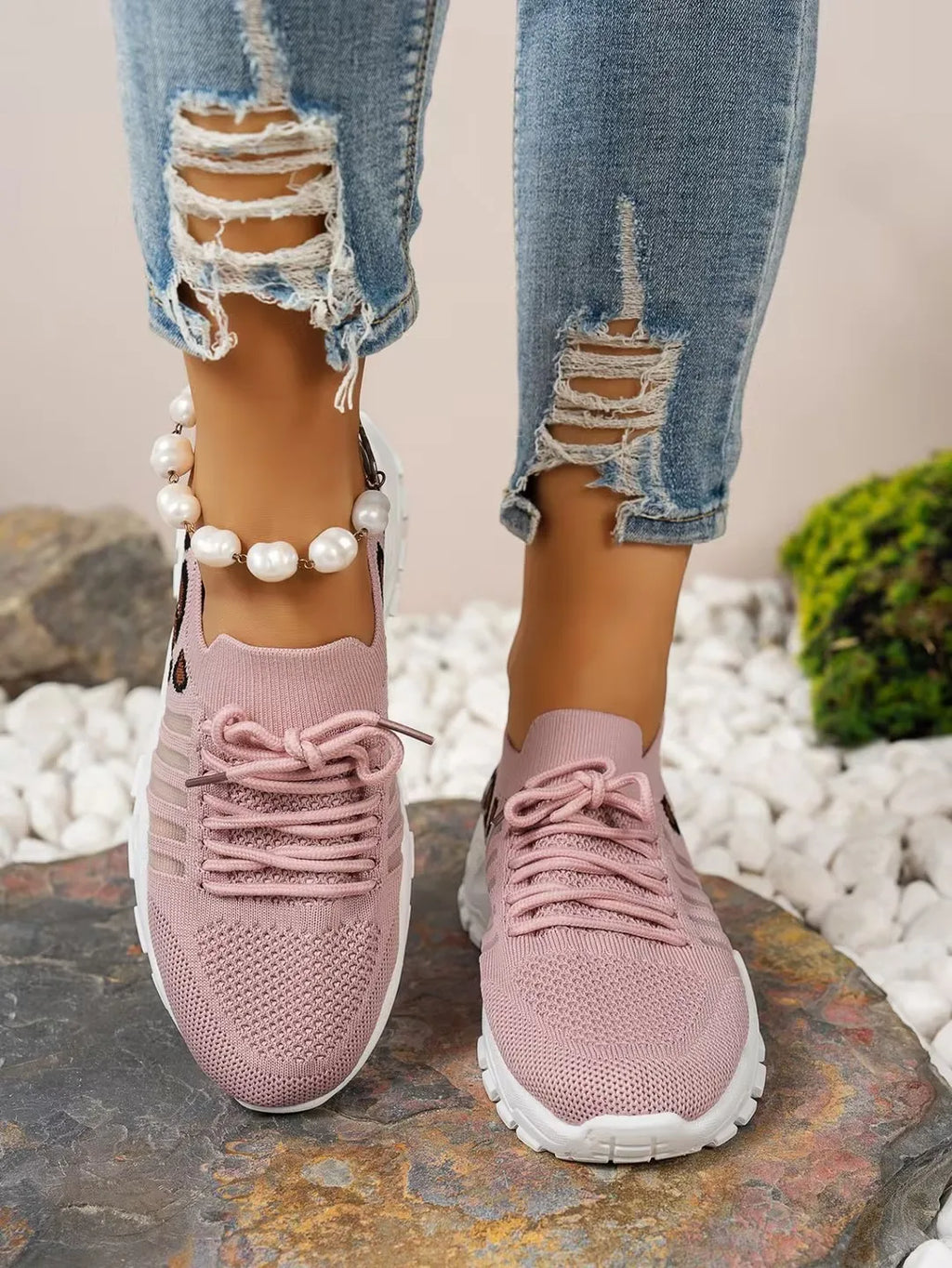 Leona - Zapatillas Canvas Leopardo Slip-On