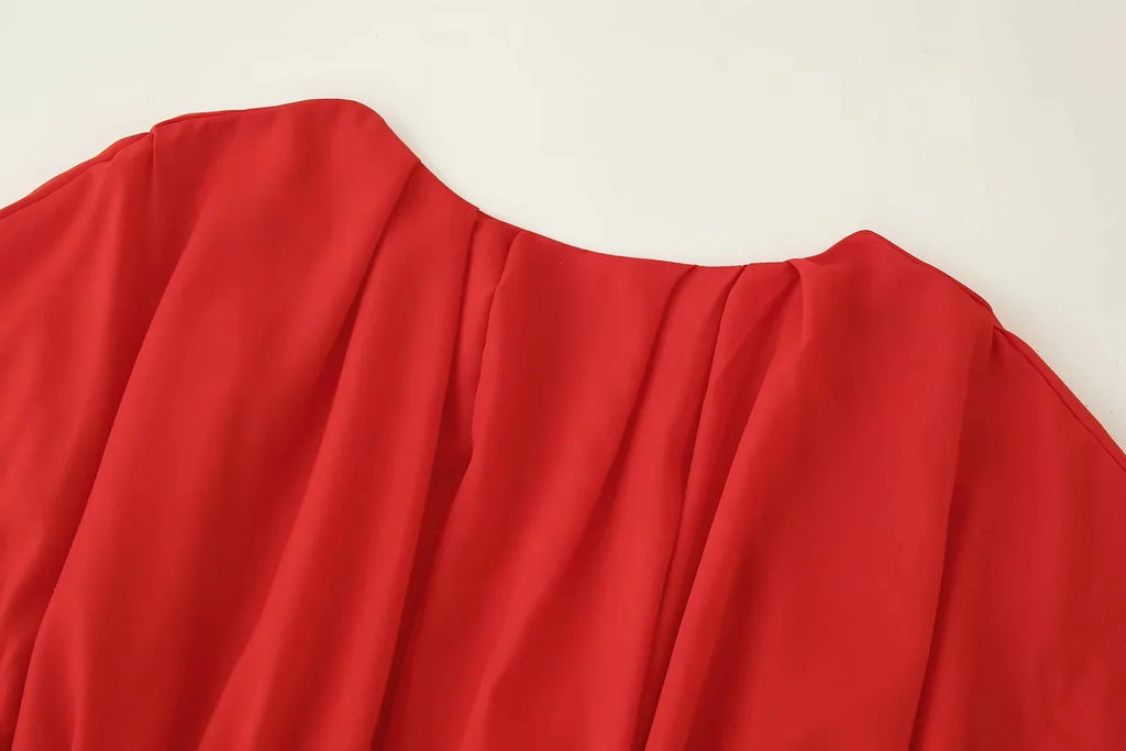 Caliope - Vestido Midi Vintage Fluido