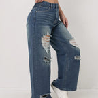 Aura – Jeans Wide Leg Denim de Corte Europeo y Estilo Urbano