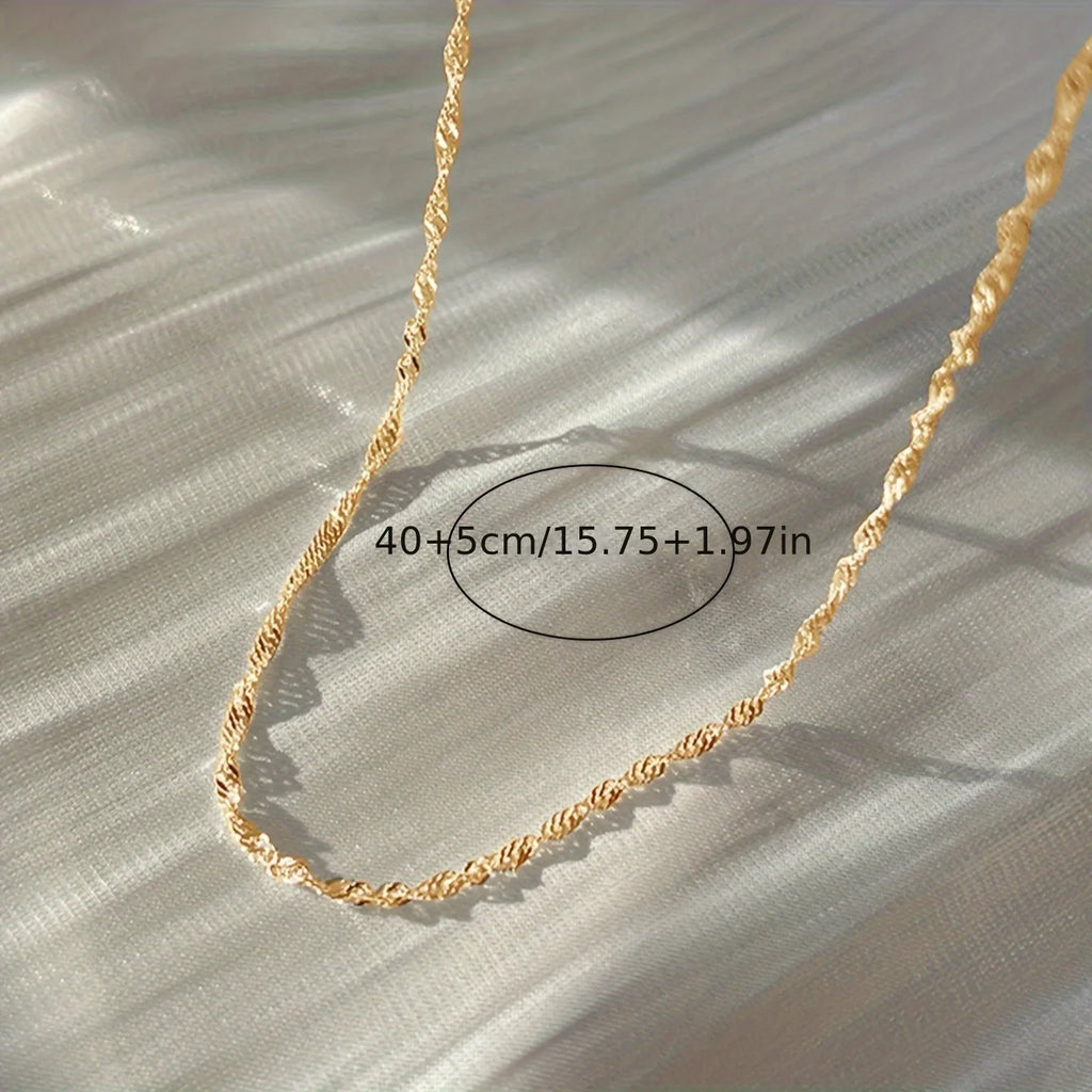 Dana - Collar Minimalista de Acero Inoxidable para Mujer