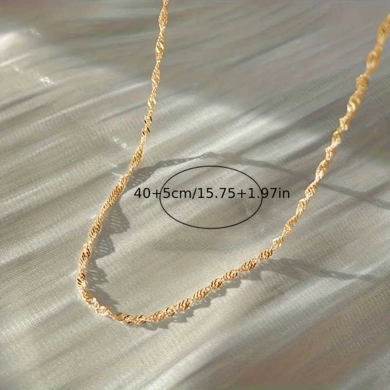 Dana - Collar Minimalista de Acero Inoxidable para Mujer
