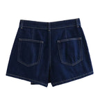 Enola – Conjunto Vaquero de Blusa y Short Denim Set