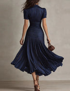 Dariana – Vestido Largo Elegante de Verano con Escote en V