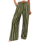 Derika - Jeans Wide Leg de Tiro Alto con Rayas