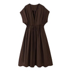 Caliope - Vestido Midi Vintage Fluido