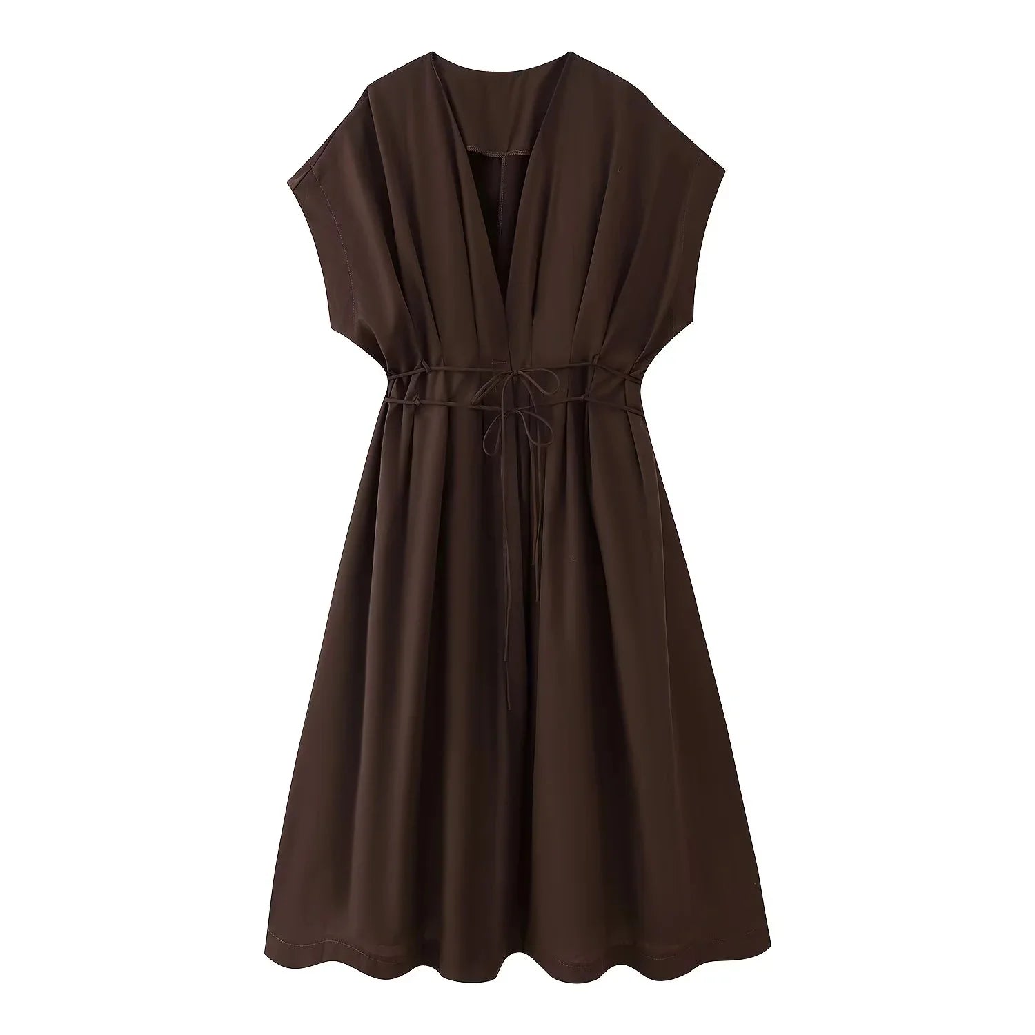 Caliope - Vestido Midi Vintage Fluido