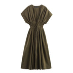 Caliope - Vestido Midi Vintage Fluido