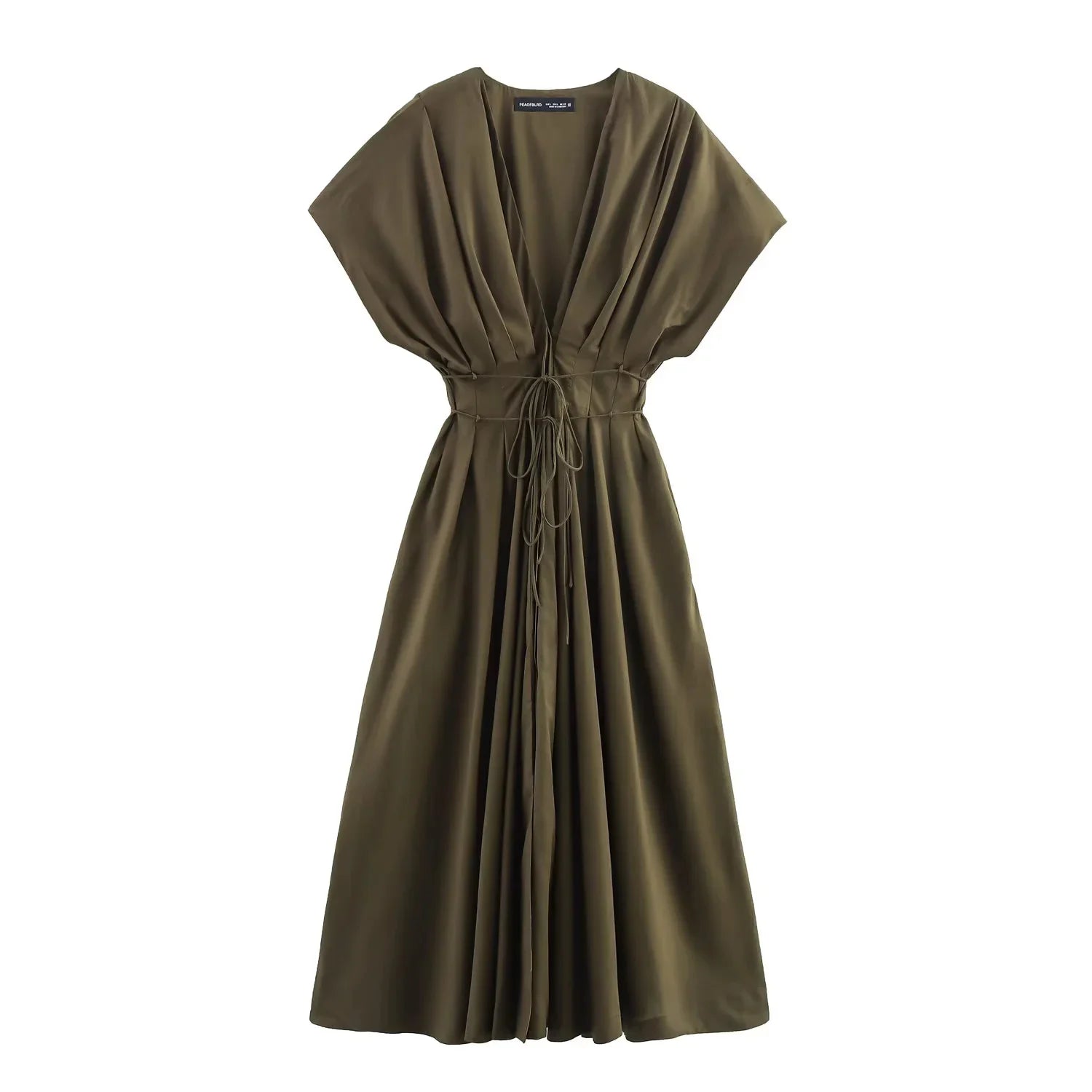 Caliope - Vestido Midi Vintage Fluido
