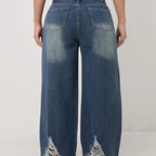 Aura – Jeans Wide Leg Denim de Corte Europeo y Estilo Urbano